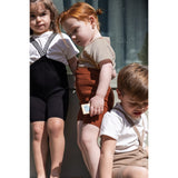 Silly Silas Cinnamon Shorty Tights With Braces