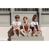 Silly Silas Cinnamon Shorty Tights With Braces