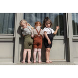 Silly Silas Cinnamon Shorty Tights With Braces