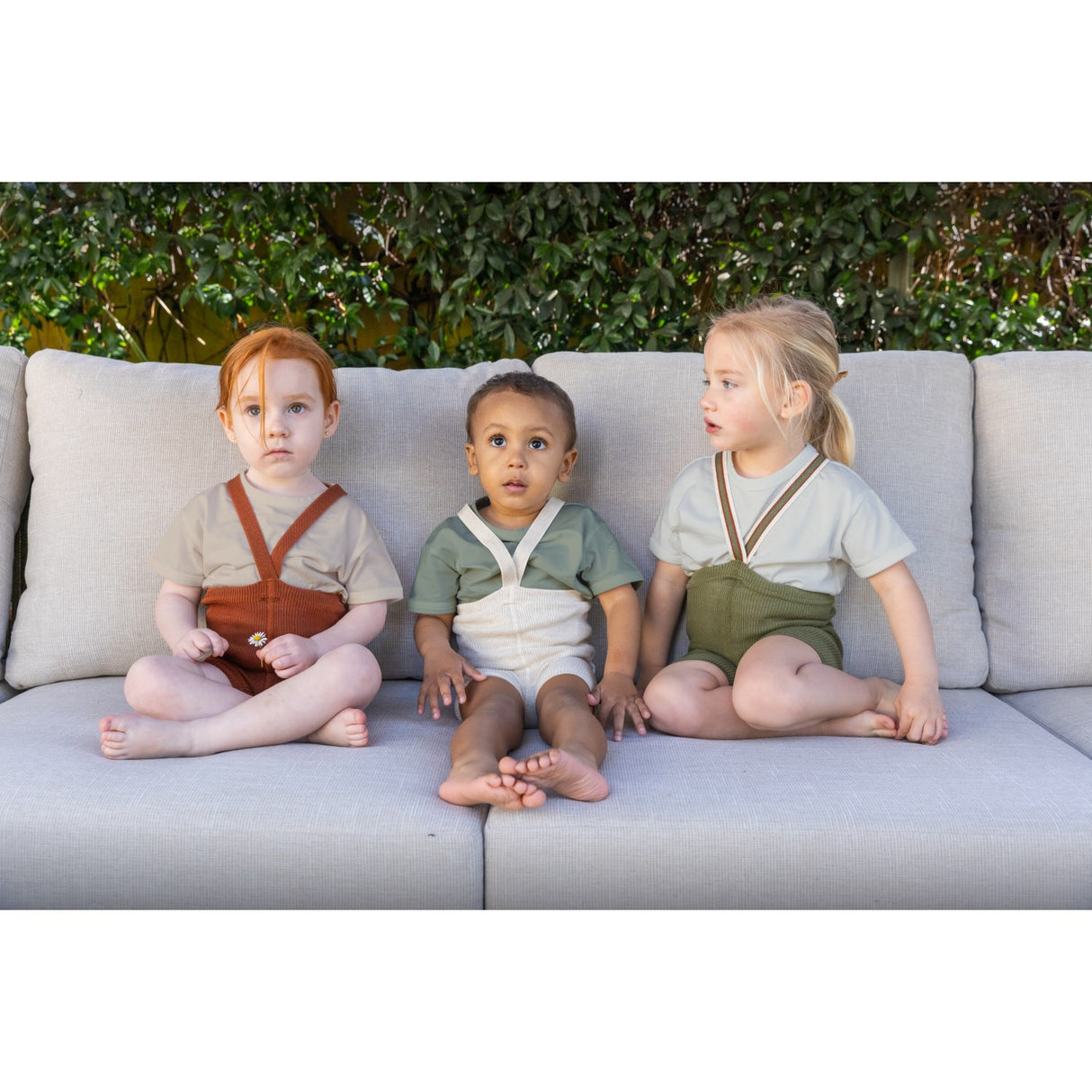 Silly Silas Cinnamon Shorty Tights With Braces