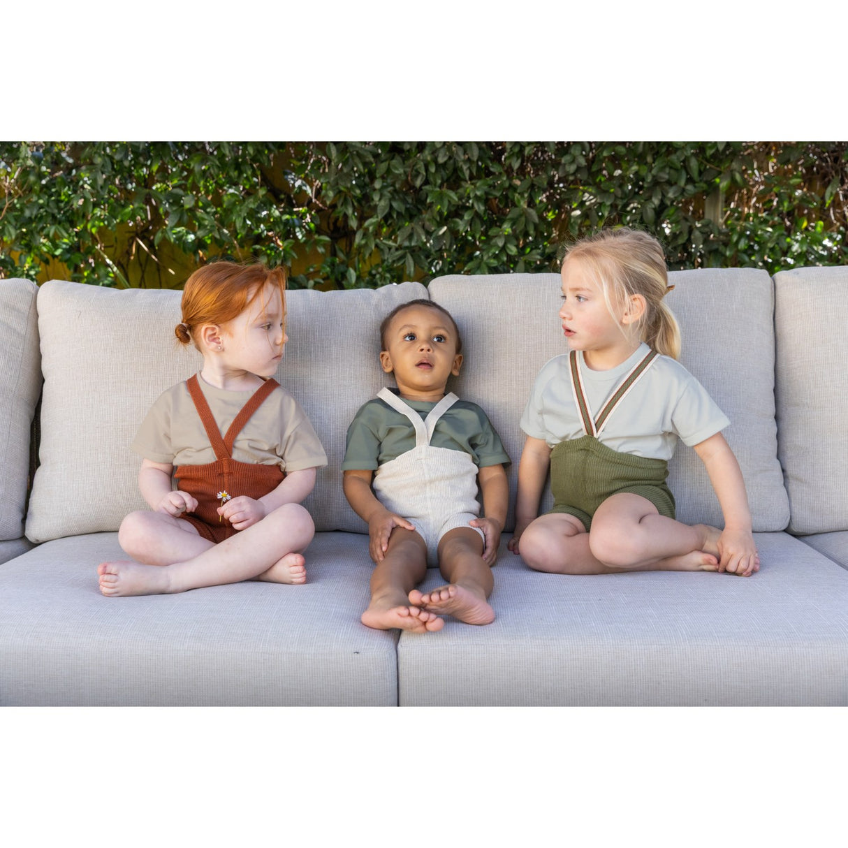 Silly Silas Cinnamon Shorty Tights With Braces