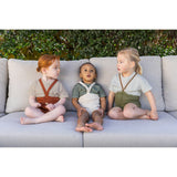 Silly Silas Cinnamon Shorty Tights With Braces