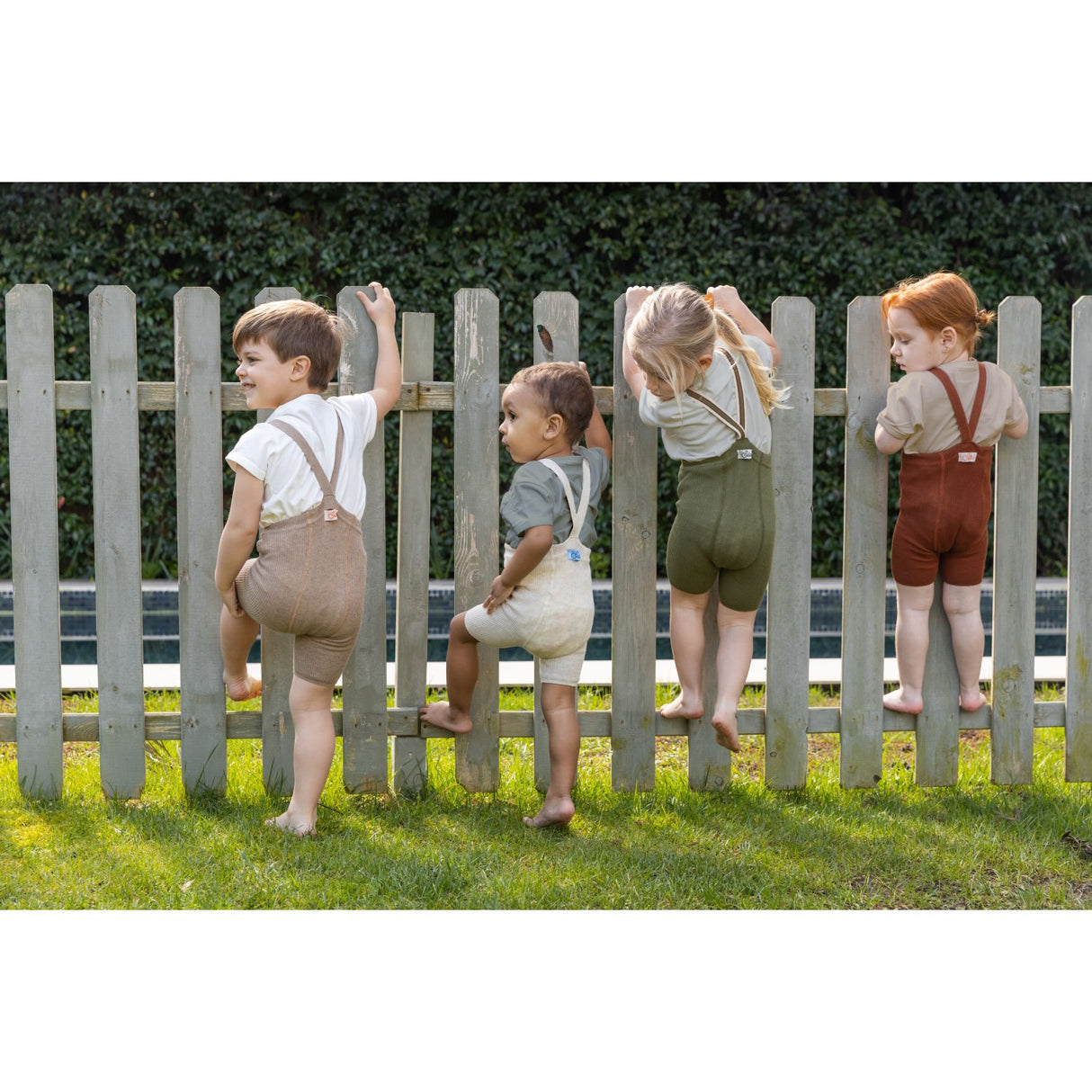 Silly Silas Cinnamon Shorty Tights With Braces