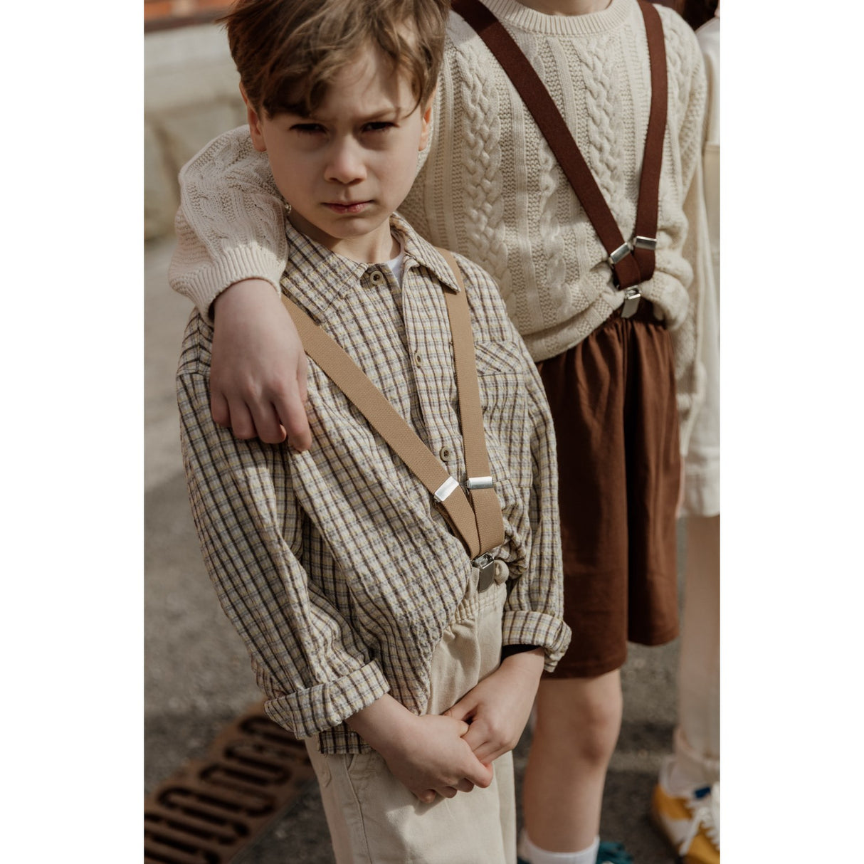 Silly Silas Sand Brown Kids' Braces