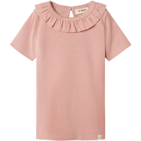 Lil'Atelier Misty Rose Nmflalo Tan Ss Slim Top Lil
