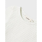 Lil'Atelier Coconut Milk Nmfjacoba Ss Short Slim Top Lil