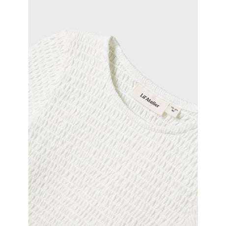 Lil'Atelier Coconut Milk Nmfjacoba Ss Short Slim Top Lil