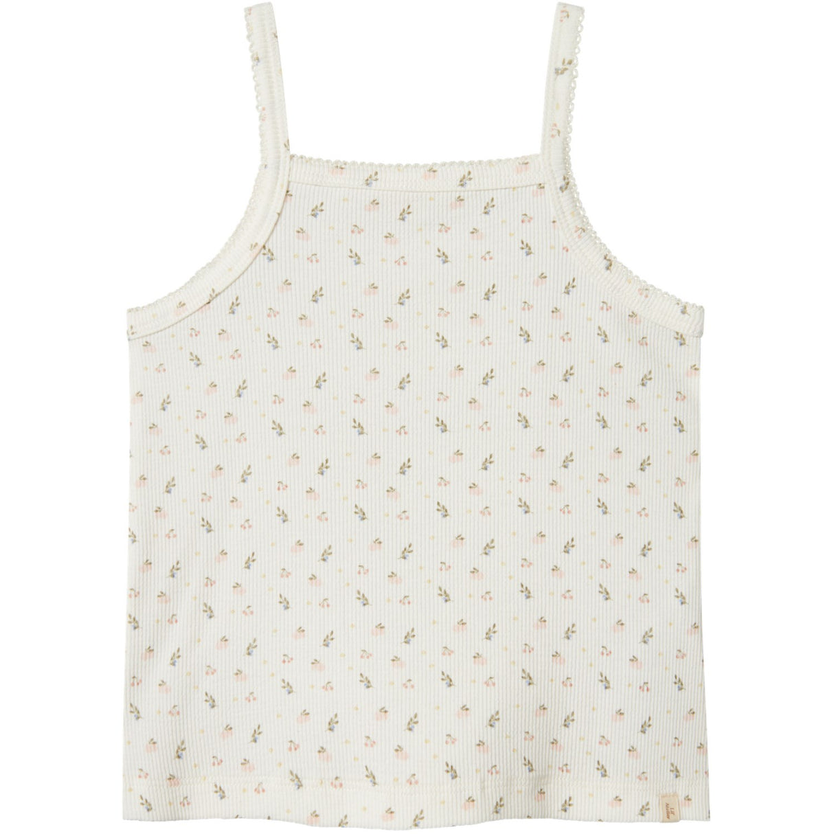 Lil'Atelier Coconut Milk Nmfgago Kur Loose Strap Top Lil