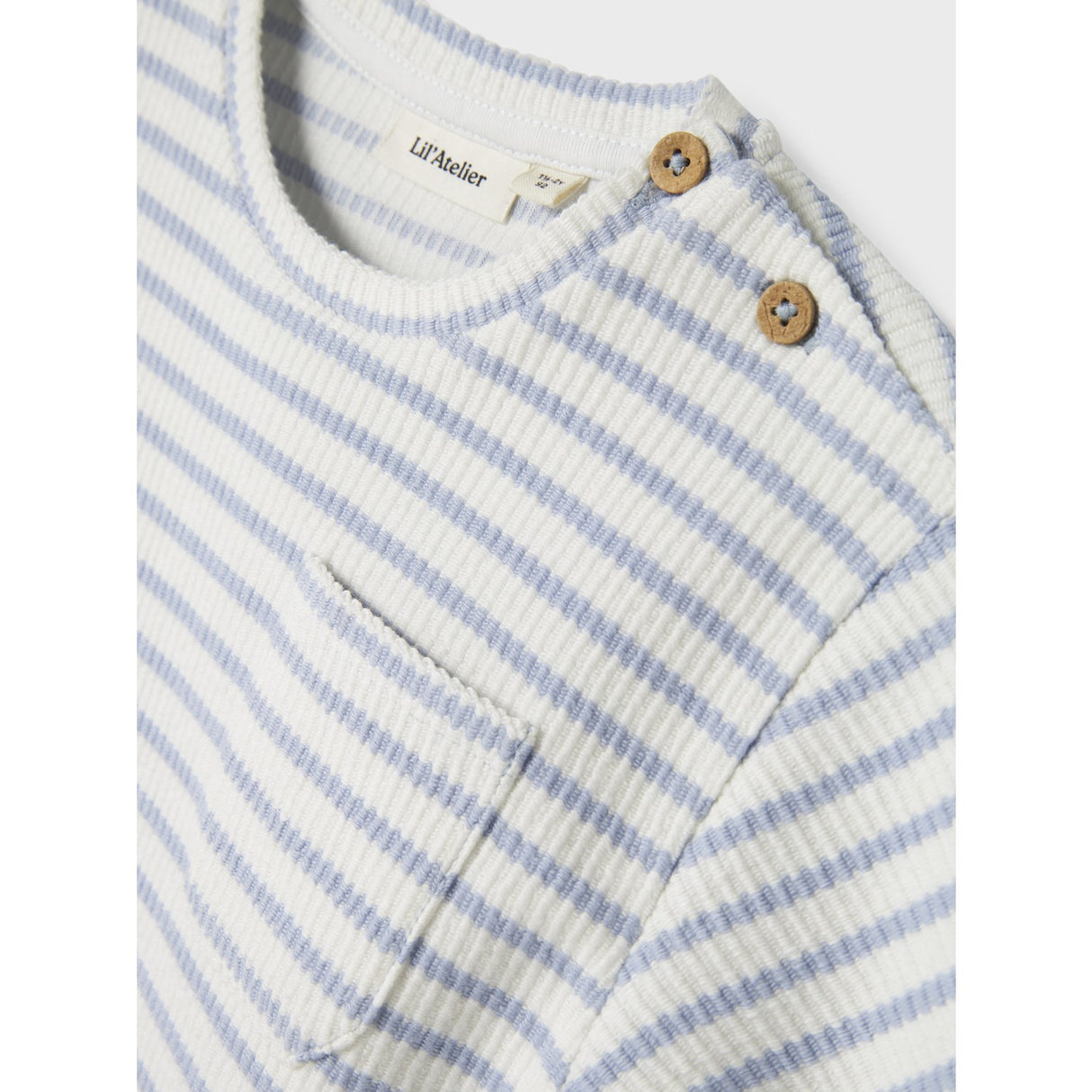 Lil'Atelier Zen Blue Nmmtadeo Ss Loose Top Lil