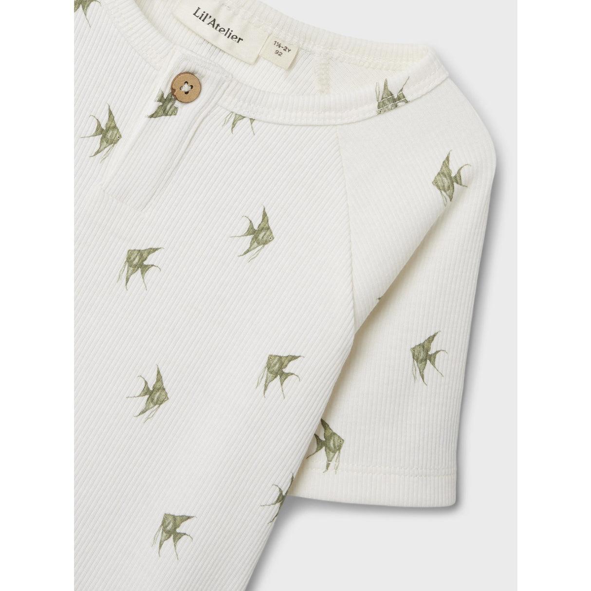 Lil'Atelier Coconut Milk Fish Nmmlavo Eni Ss Slim Top Lil