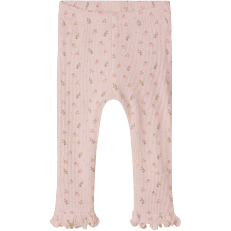 Lil'Atelier Peach Blush Nbfgago Kny Slim Leggings Lil