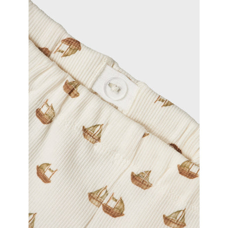 Lil'Atelier Coconut Milk Boat Nbmlavo Eko Loose Pants Lil