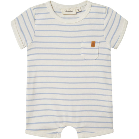 Lil'Atelier Zen Blue Nbmgeo Ari Ss Loose Suit Lil