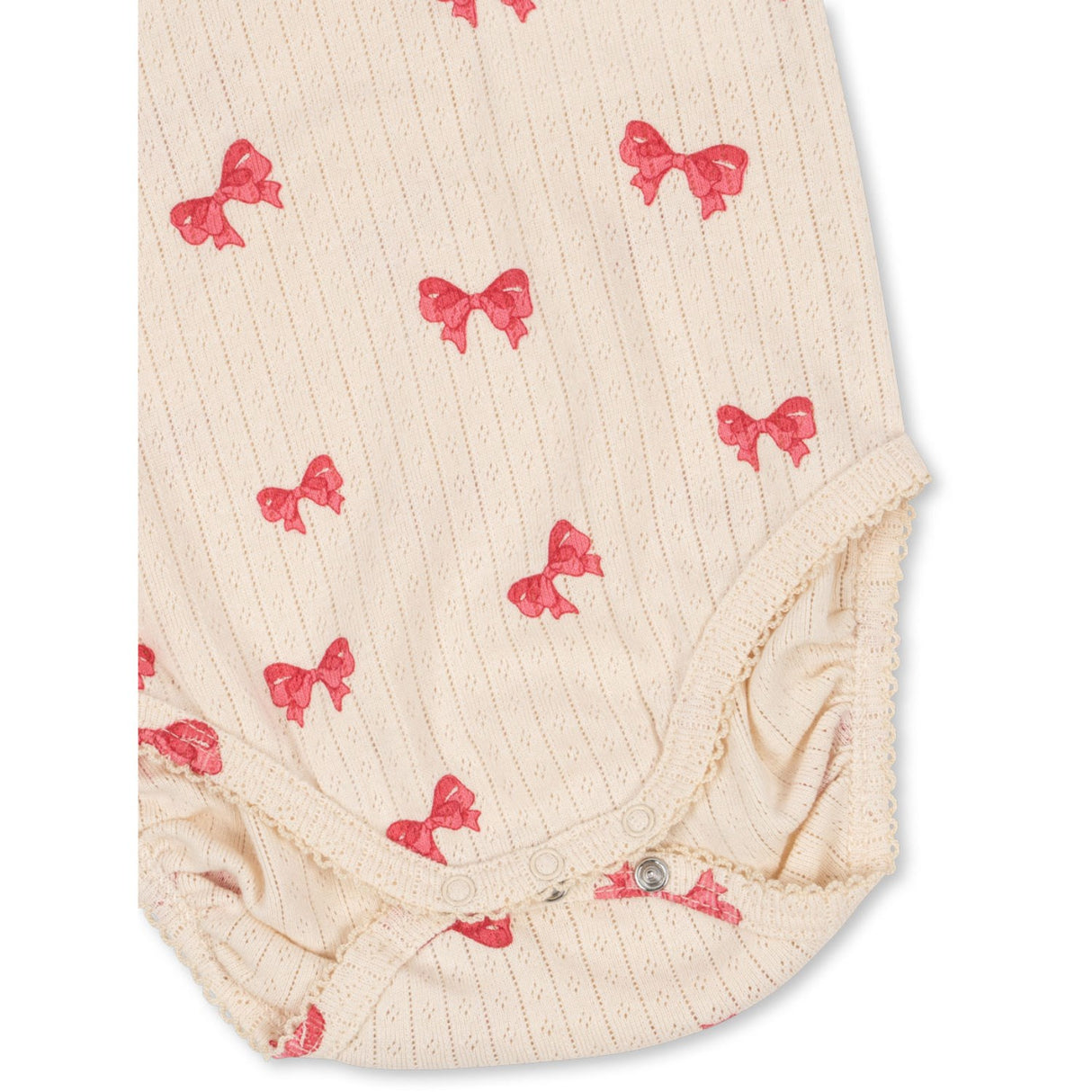 Konges Sløjd Rosia Bow Minnie Puff Sleeve Body Gots