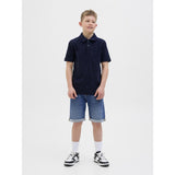Jack & Jones Junior Blue Denim Jwhrick Jjoriginal Shorts Sq 327 Jnr