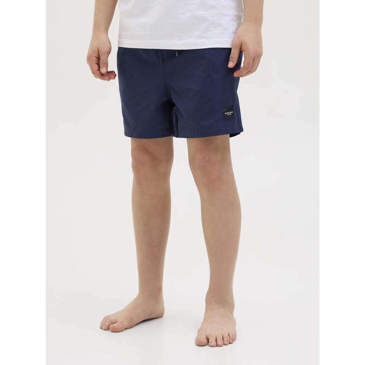 Jack & Jones Junior Navy Blazer Jpstmaui Jjswim Db Wb Neon Akm Jnr