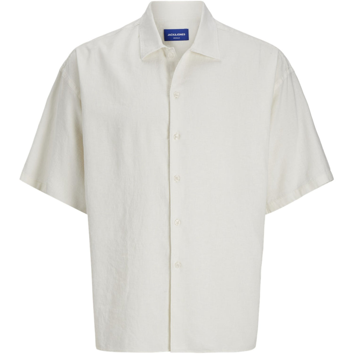 Jack & Jones Junior Antique White Jorparos Oversized Shirt Ss Jnr
