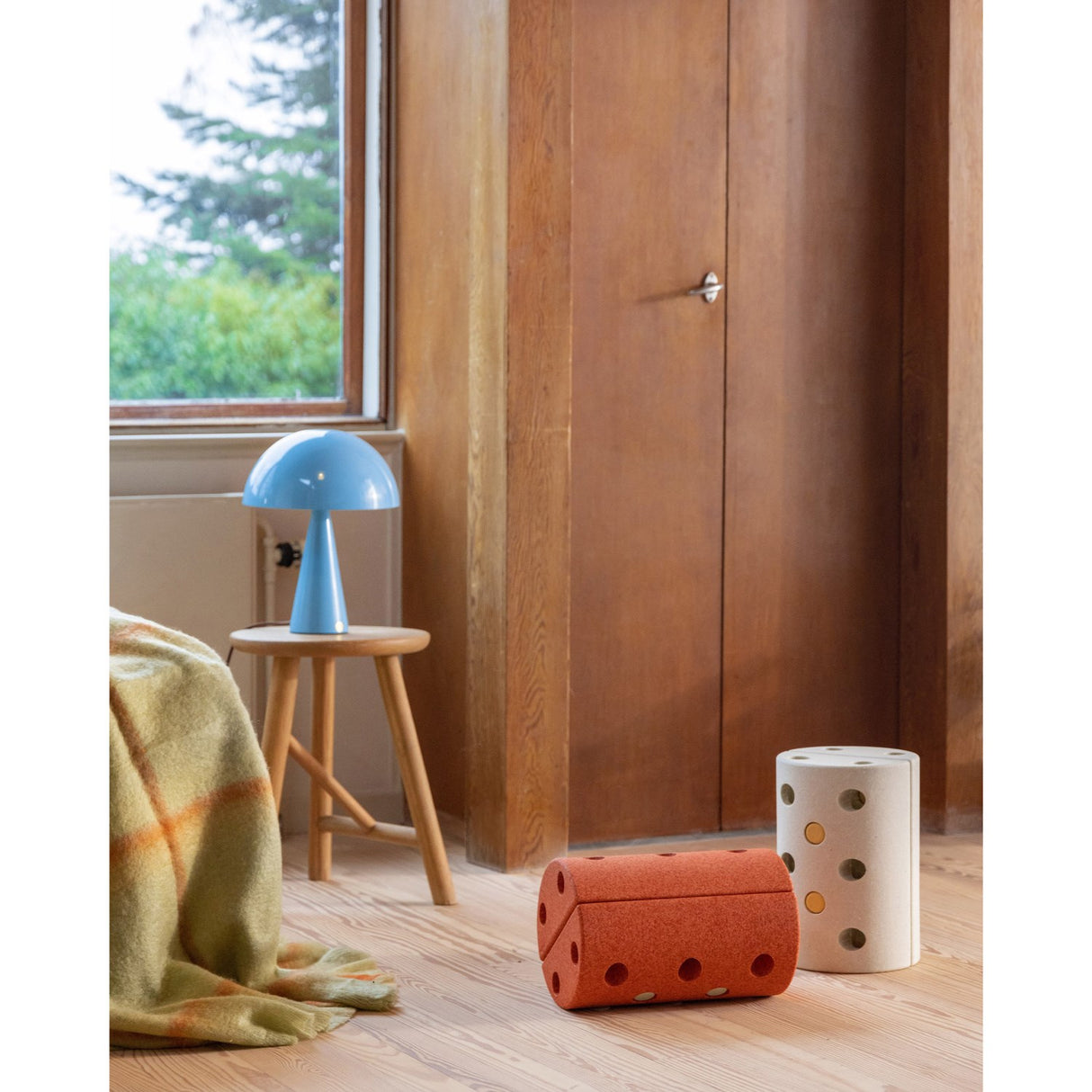 MODU Sand Grey / Honey Yellow Kids Stool