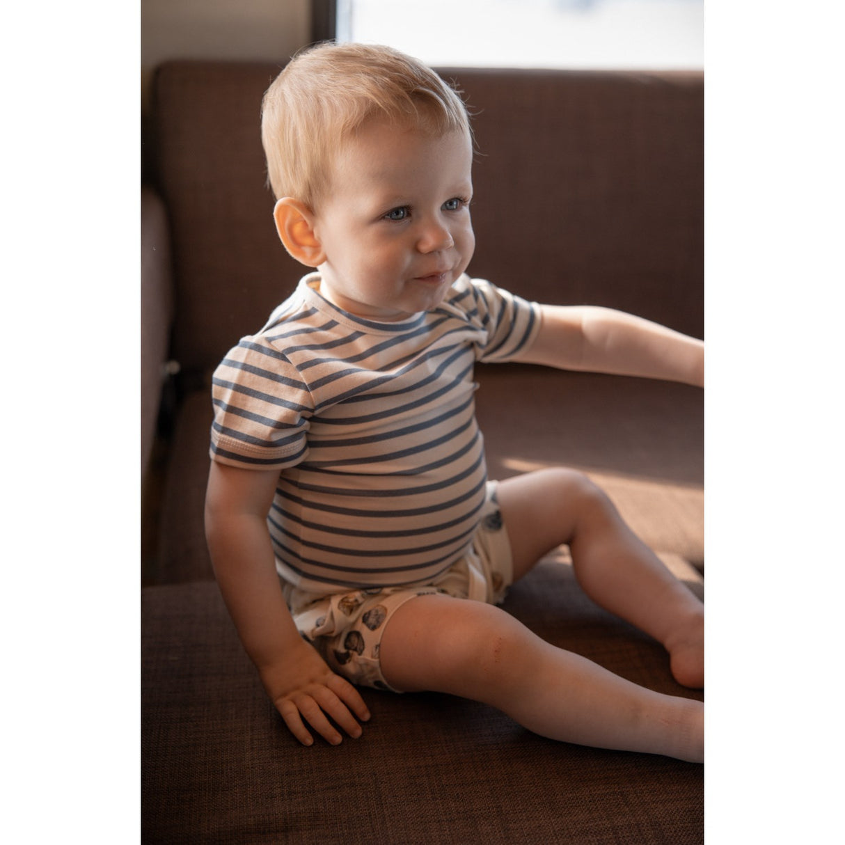 Petit Piao Blue Mirage T-Shirt S/S Baggy Sum Printed