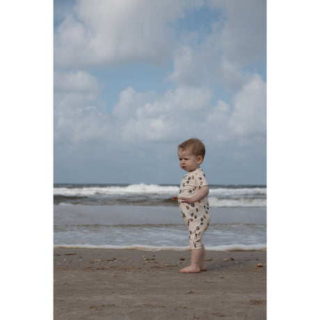 Petit Piao Clam Summer Romper S/S Sum Printed