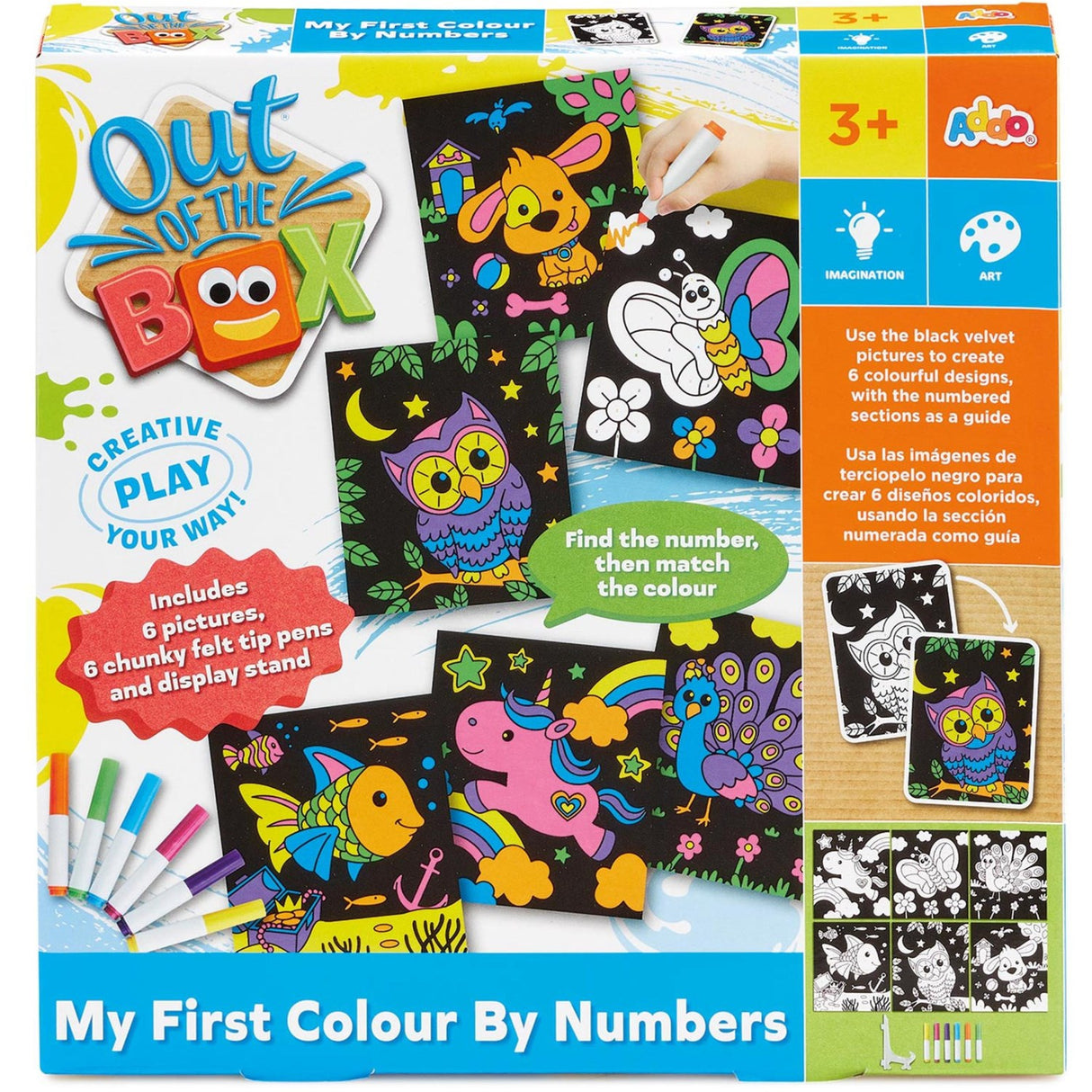 Out Of The Box Colour By Numbers