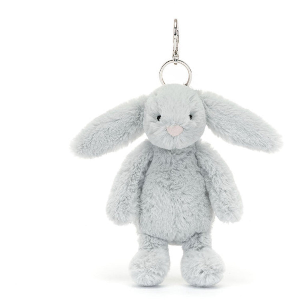 Jellycat Bashful Rabbit, Bobbie Jasmine Bag Charm