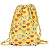 A Little Lovely Company Animal Friends Gym Bag