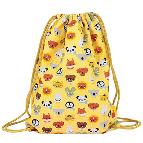 A Little Lovely Company Animal Friends Gym Bag