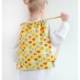 A Little Lovely Company Animal Friends Gym Bag