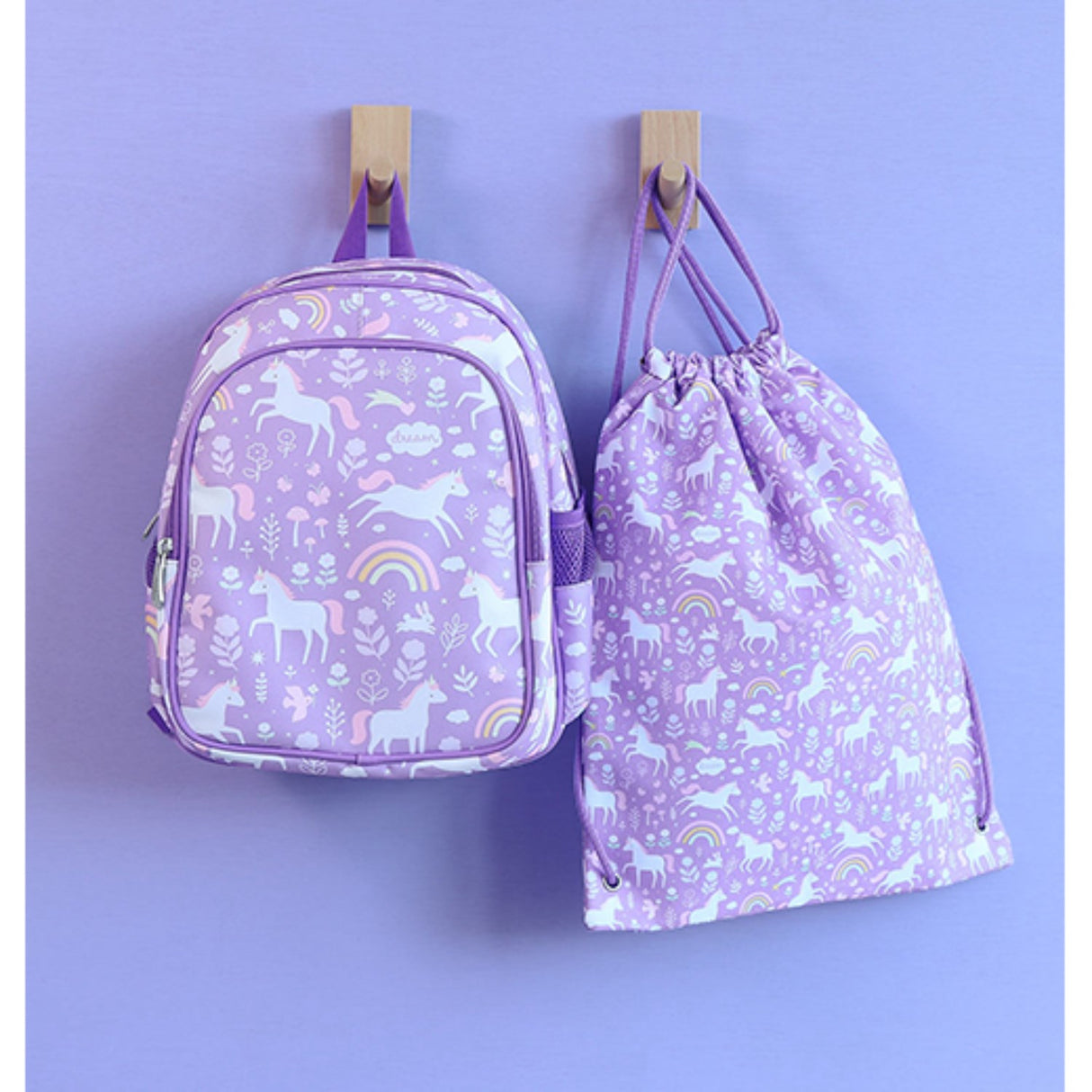 A Little Lovely Company Unicorn Dreams Gym Bag