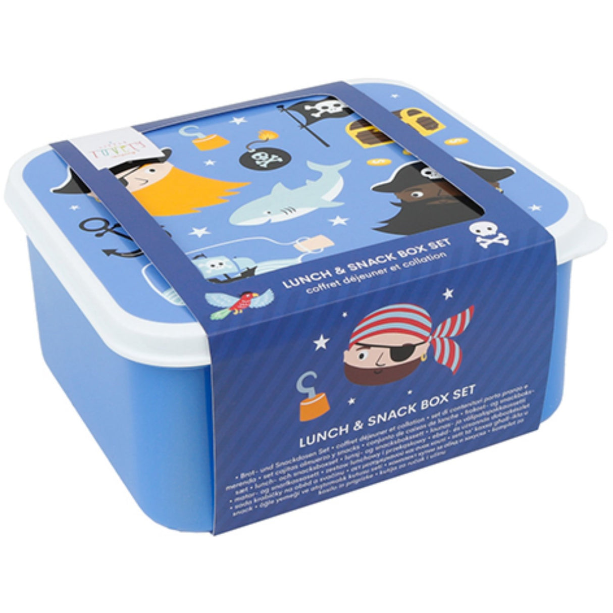 A Little Lovely Company Pirates Lunch & Snack Box Set