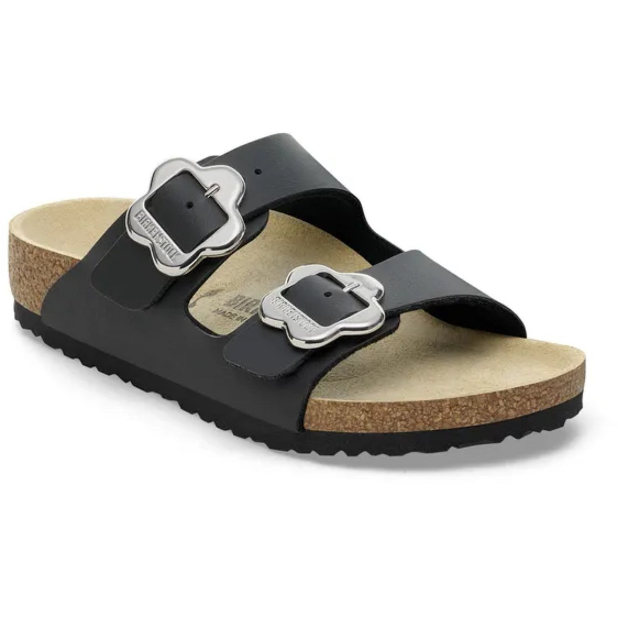 Birkenstock Arizona Kids Flower Buckle BF Black