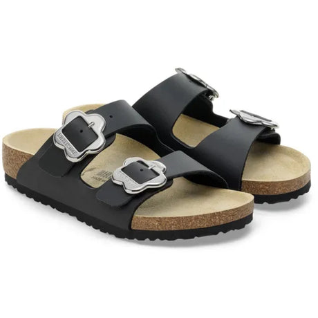 Birkenstock Arizona Kids Flower Buckle BF Black