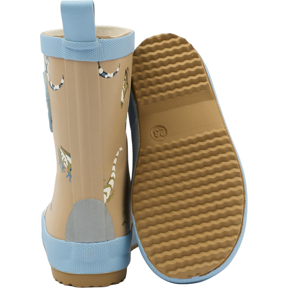 Mikk-Line Faded Denim Magic Wellies