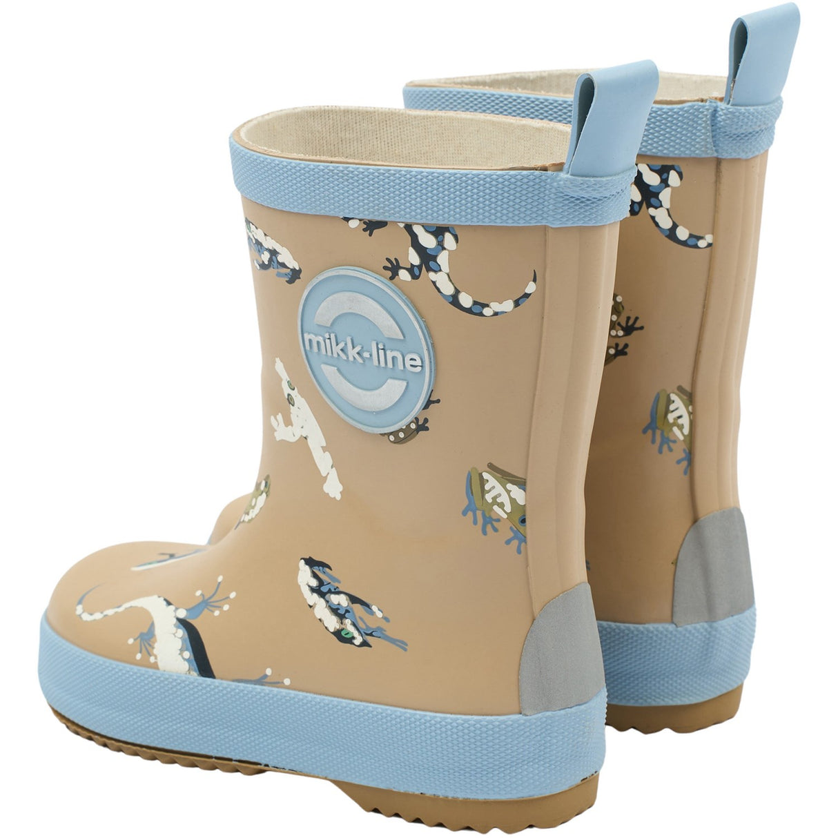 Mikk-Line Faded Denim Magic Wellies
