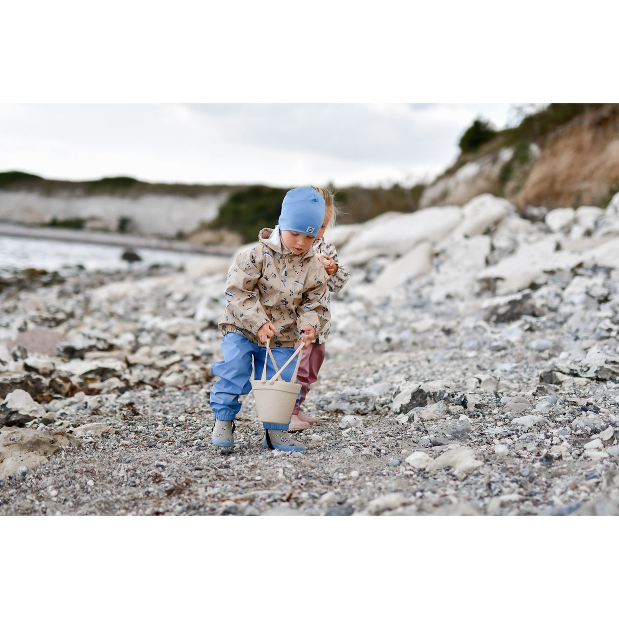 Mikk-Line Faded Denim Magic Wellies