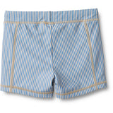 Wheat Blue Swim Stripe Swim Shorts Ulrik