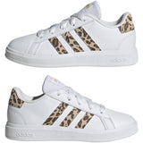 adidas Originals Ftwr White/Magic Beige/Matte Gold Grand Court 2.0 K Sneakers
