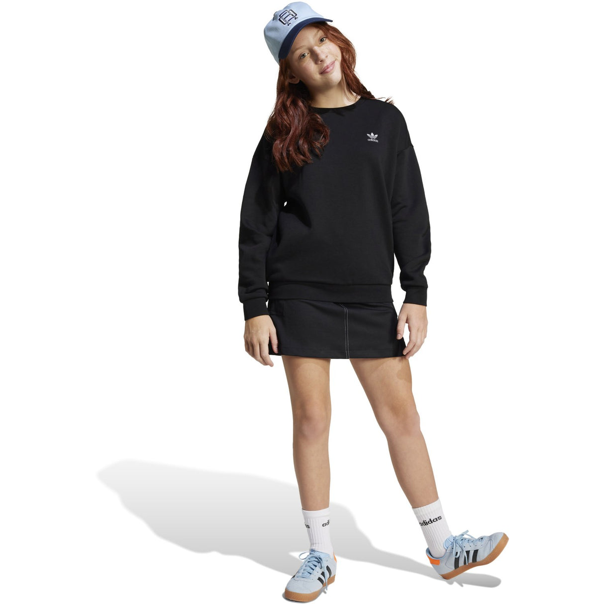 adidas Originals Black Boyfriend Crew Sweatshirt