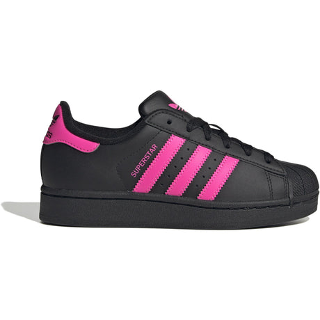 adidas Originals Core Black/Lucid Pink/Core Black Superstar Ii J Sneakers