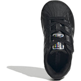 adidas Originals Core Black/Core Black/Preloved Violet Superstar Led Lights Cf El I Sneakers