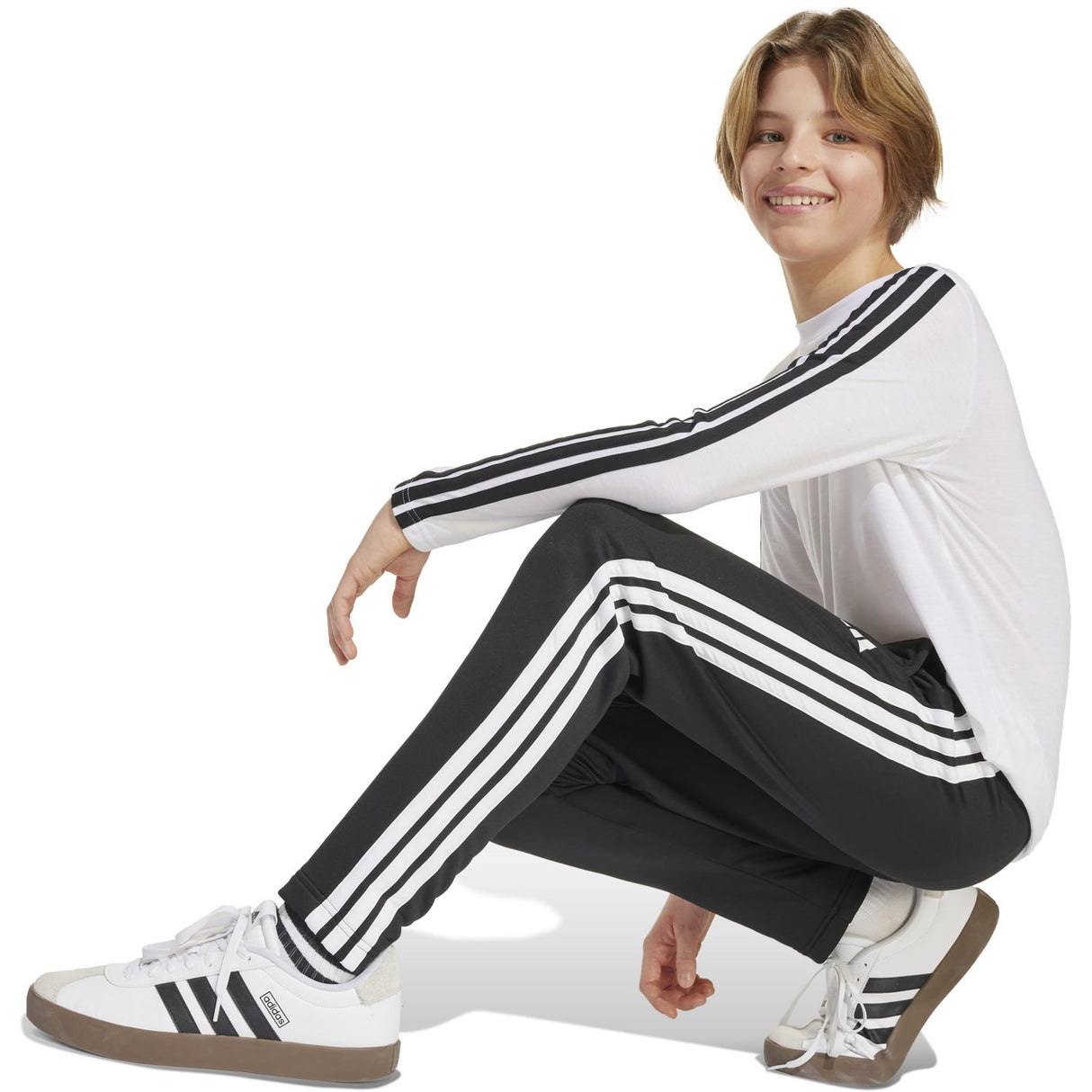 adidas Originals Black U Tr-Es 3S Pants