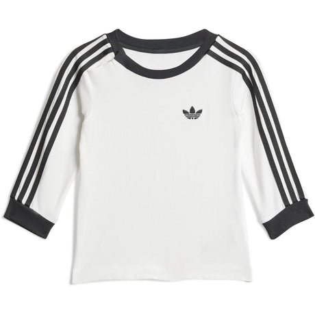 adidas Originals White/Black Denim Ls Set
