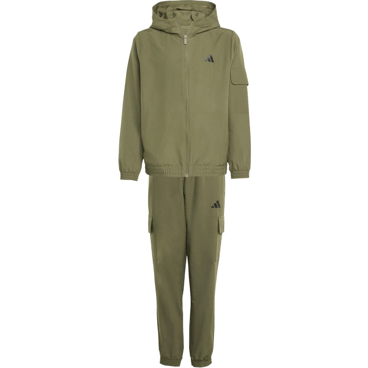 adidas Originals Olive Strata/White J Wv Cargo Tracksuit
