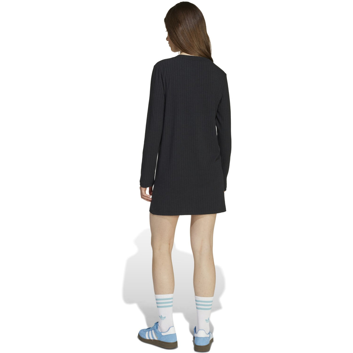 adidas Originals Black/White Wide Rib Dress