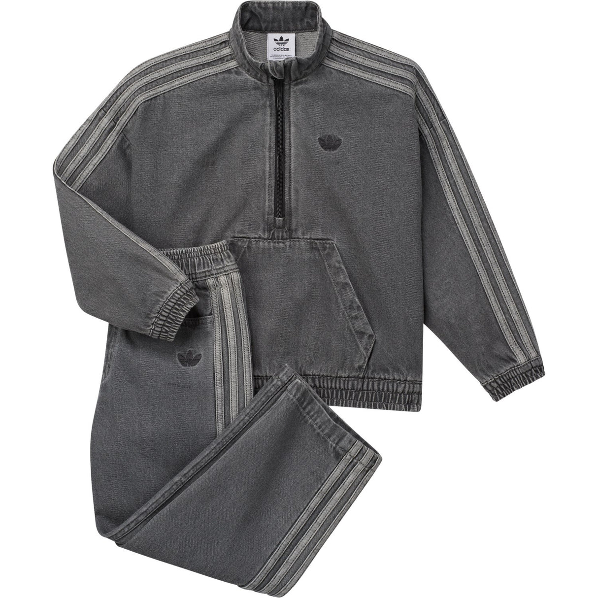 adidas Originals Light Denim Denim Crew Set