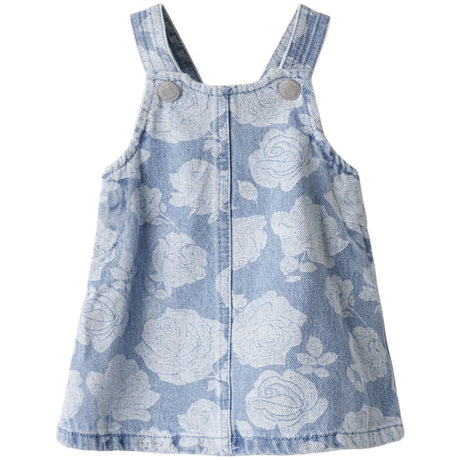 Name It Light Blue Denim Nbfsilla Dnm Bib Spencer Dress 2121-Za H