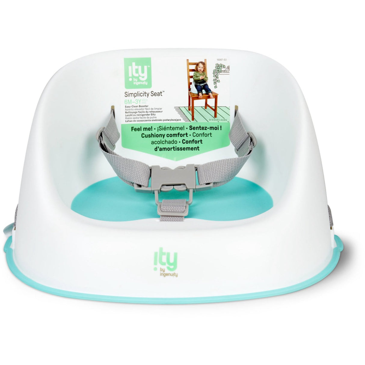 Ingenuity Teal Simplicity Seat™ Easy-Clean Booster Baby Seat