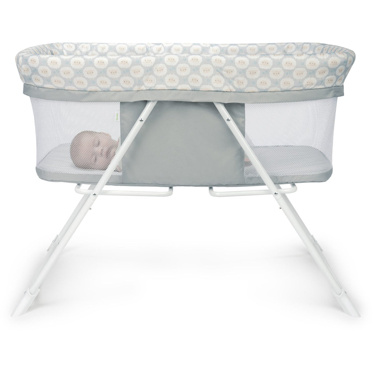 Ingenuity Grey Crib "Soothe & Stow"