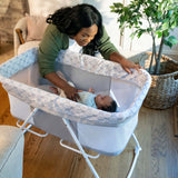 Ingenuity Grey Crib "Soothe & Stow"